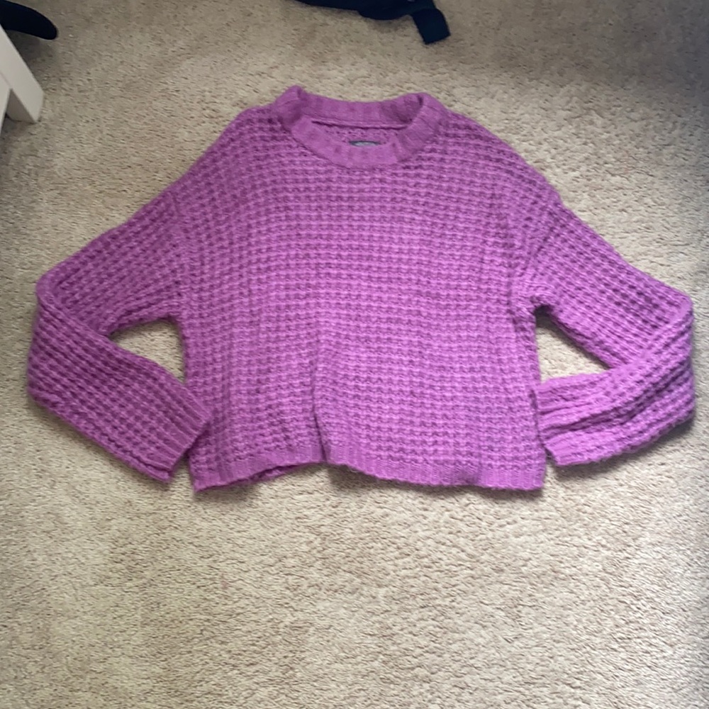 Purple target sweater